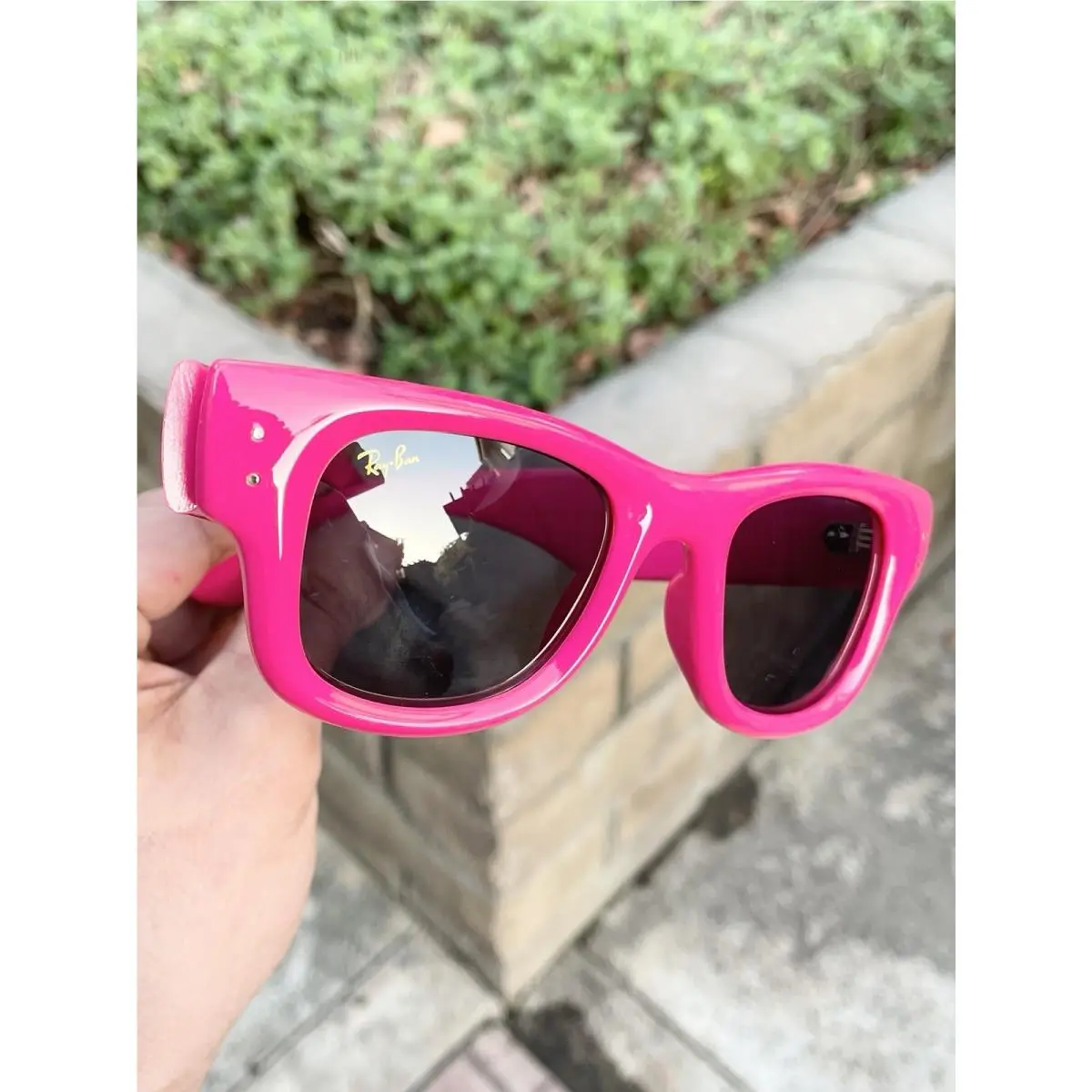 Ray Ban Wayfarer Puffer Asap Rocky Awge RB4940 4940 Fucsia Pink Size 47/23