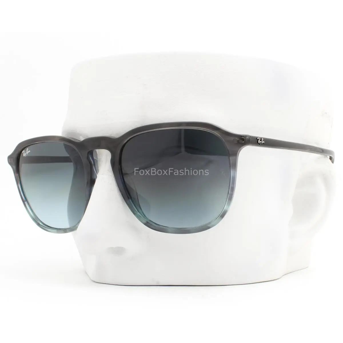 Ray-ban Sunglasses RB2203 1391/GK Crystal Gray Blue Mix 55mm W/case