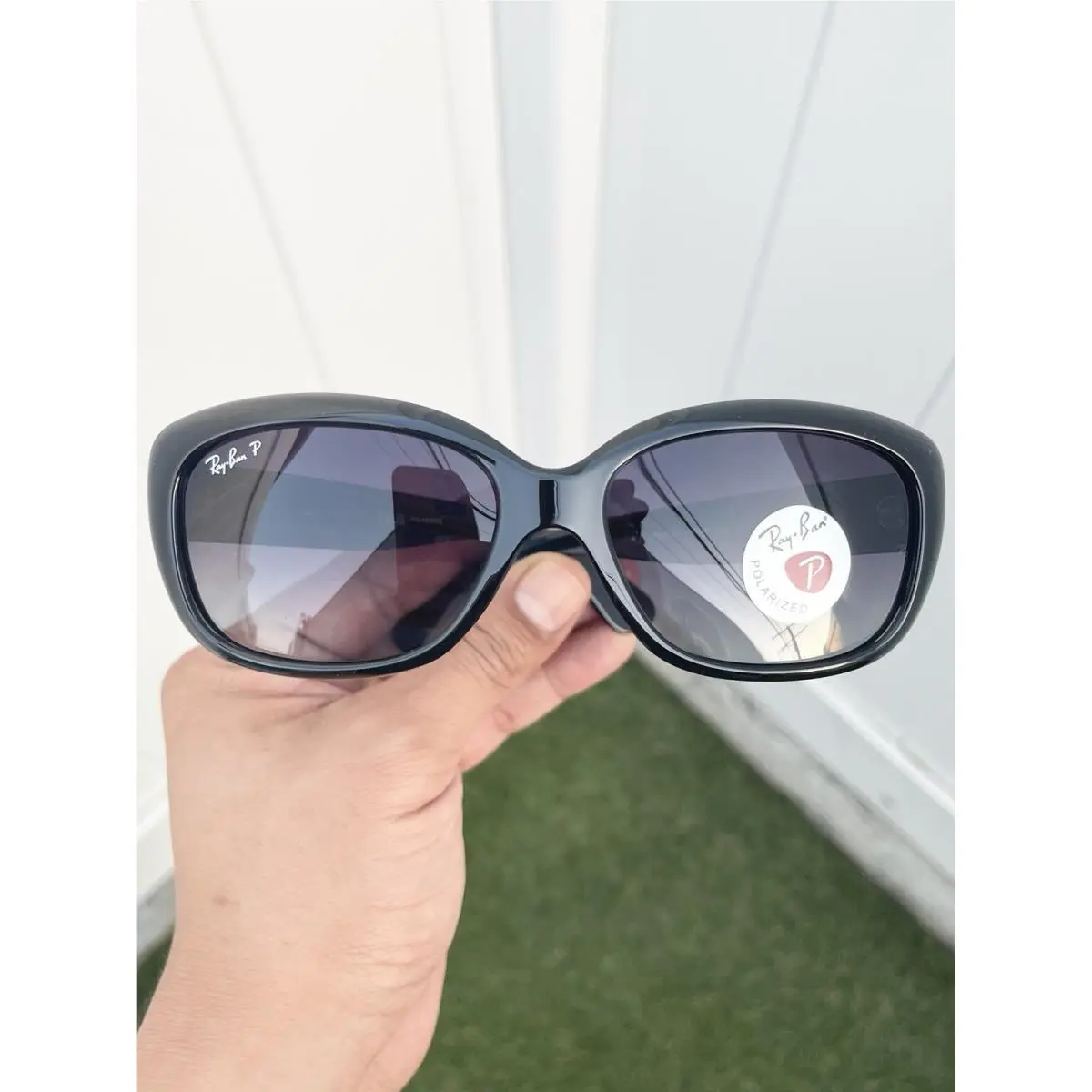 Ray Ban Jackie Ohh Polarized RB4101 4101 Black Gradient Lens Size 58/17