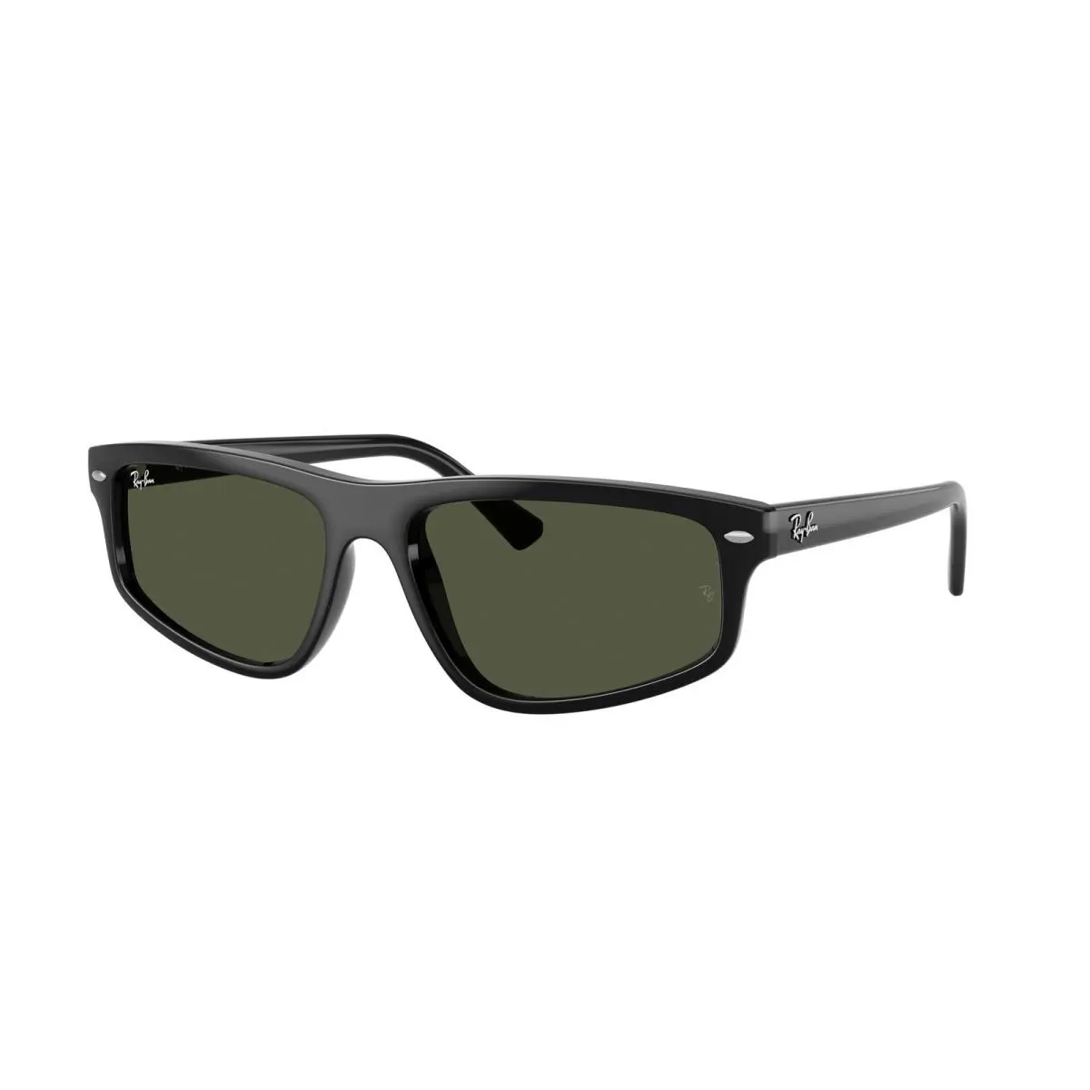 Ray-ban RB2225 Polished Black/green 57 mm Sunglasses RB2225 901/31 57-18