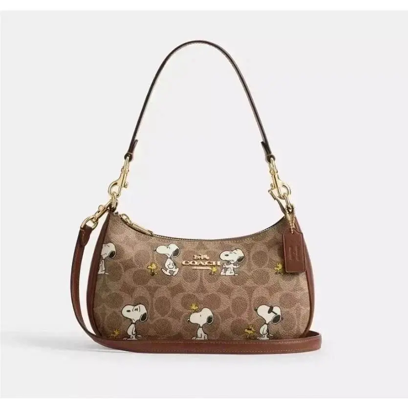 Coach Teri Shoulder Bag In Signature Canvas in Multiple Colors