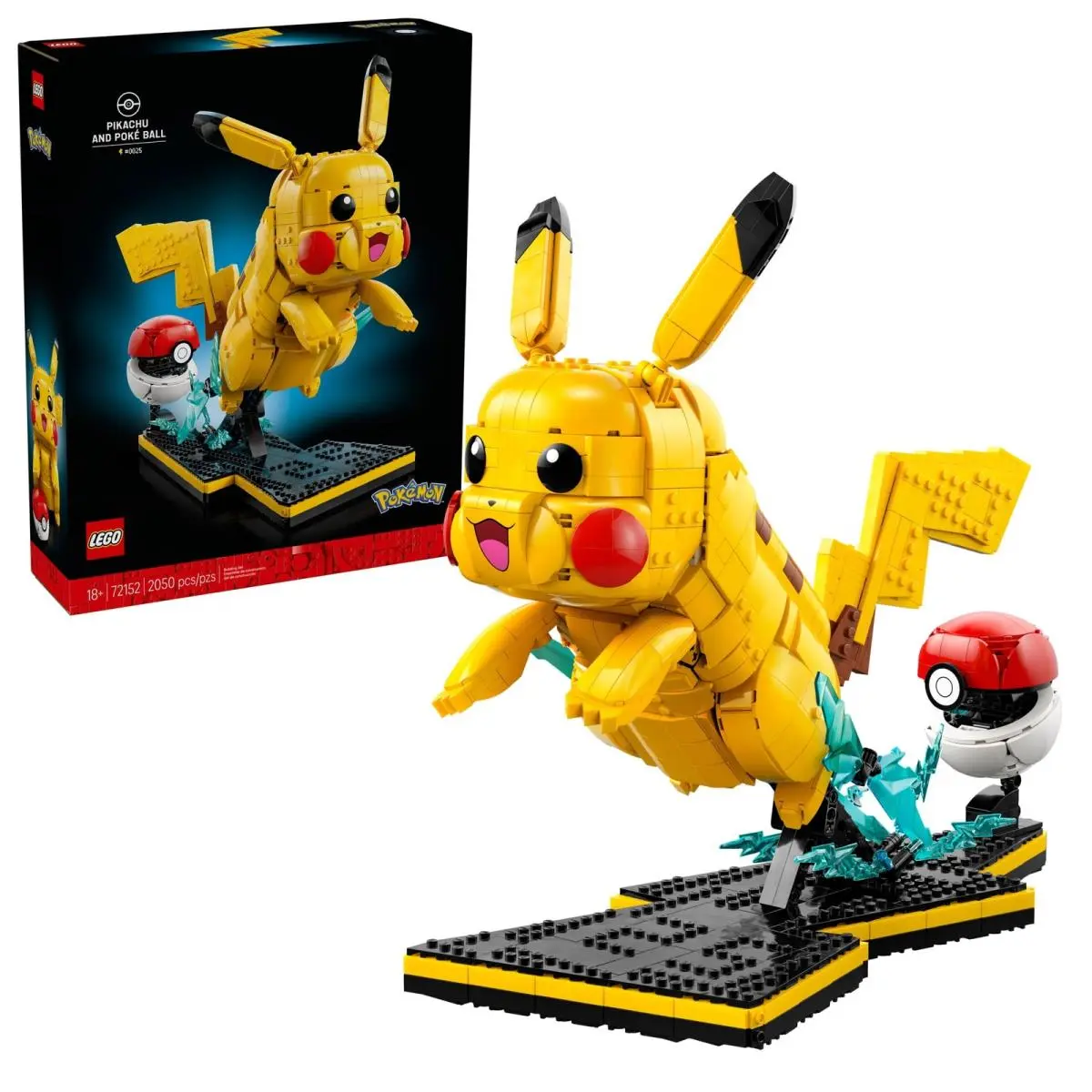 Lego Pokemon Pikachu and Poke Ball Set