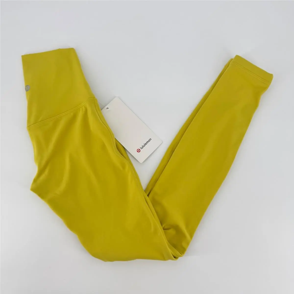 Lululemon Align High Rise Pant 28 Soleil Yellow Nulu Leggings LW5CTIS Size 0