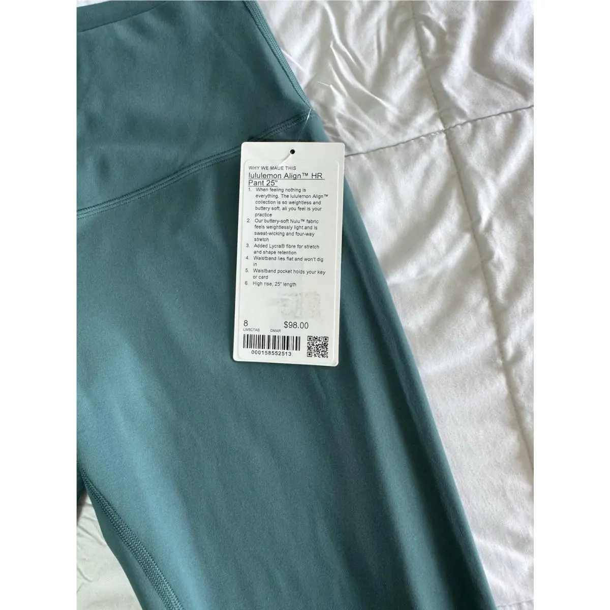 Lululemon clothing - Teal 1