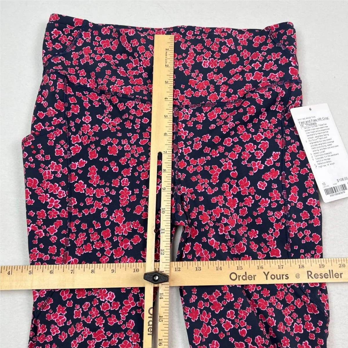 Lululemon clothing - Fast and Free HR Crop 19