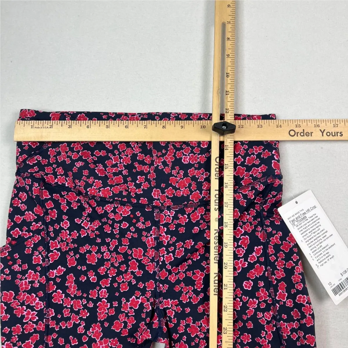 Lululemon clothing - Fast and Free HR Crop 19