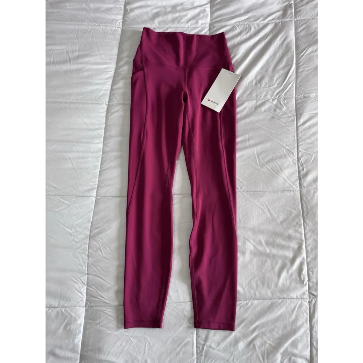 Lululemon Align HR Pant 25” Size 4 Legging W/pockets Smoke Magenta Nwt￼