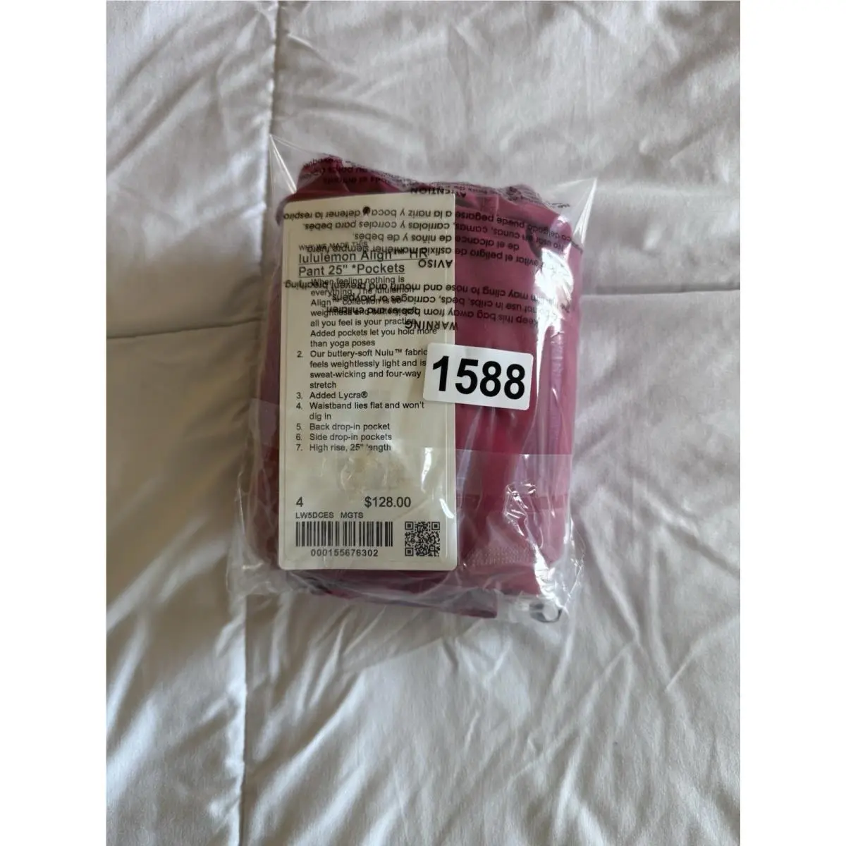 Lululemon clothing - Magenta 9