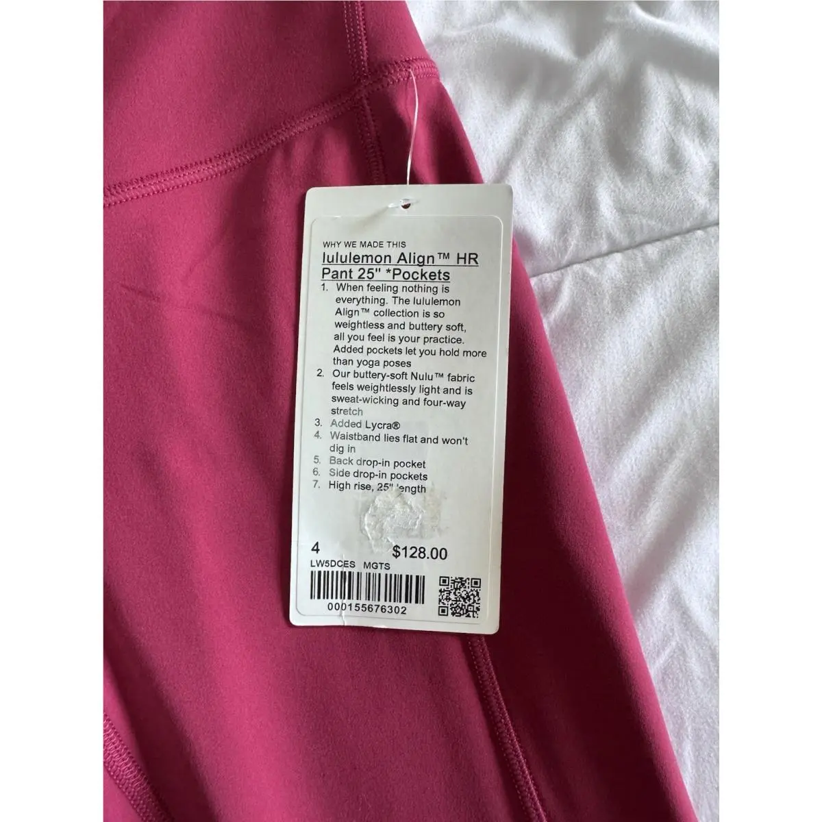 Lululemon clothing - Magenta 1