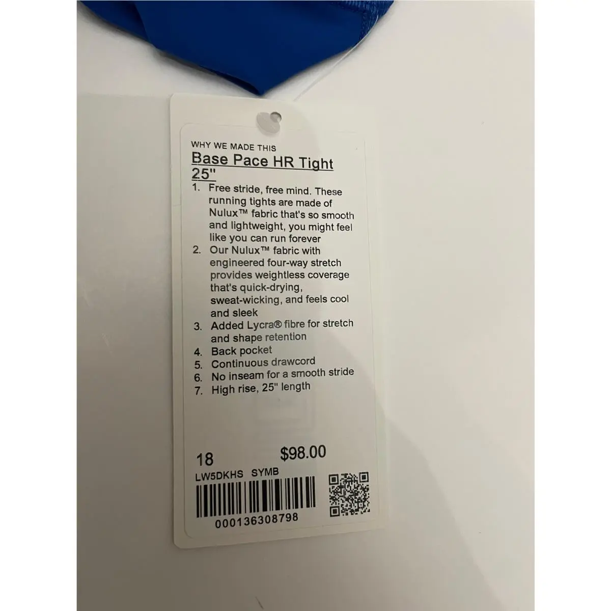 Lululemon clothing - Blue 3