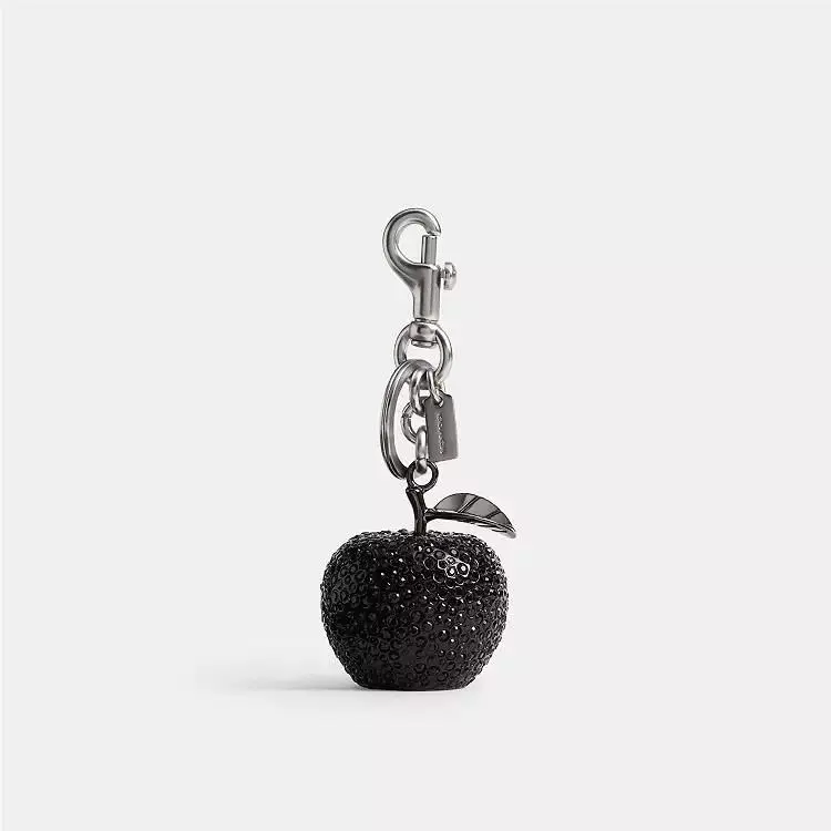 Crystal Apple Bag Charm by Coach
