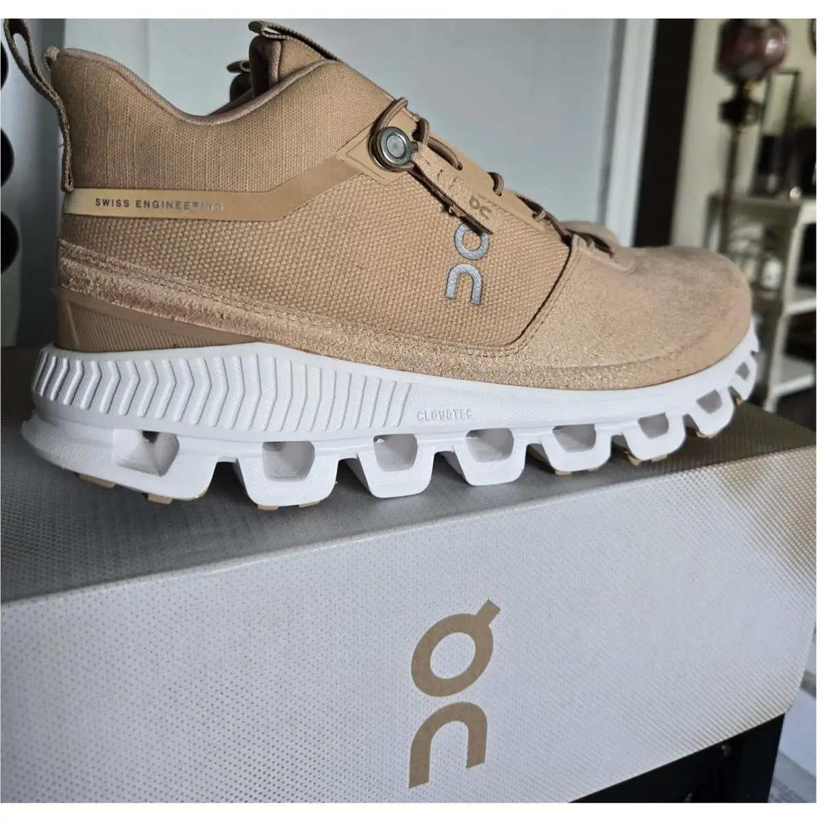 On-Running shoes - On Running Cloud Hi - Cloud - Beige 0