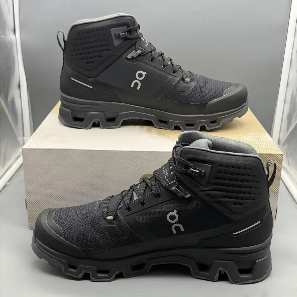 On-Running shoes - Cloudrock 2 Waterproof - Cloudrock Waterproof - 6398611 - Black/Eclipse (UPC: 7630419111696) 1