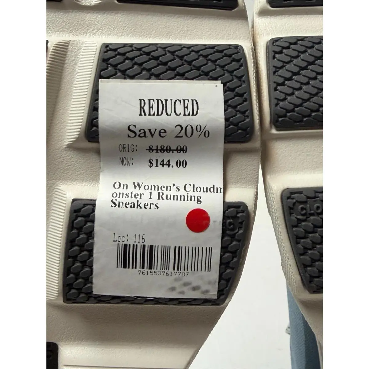 On-Running shoes - On Cloudmonster - Cloudmster - 3WF30484909 - Blue, Manufacturer: Ivory/Red 7
