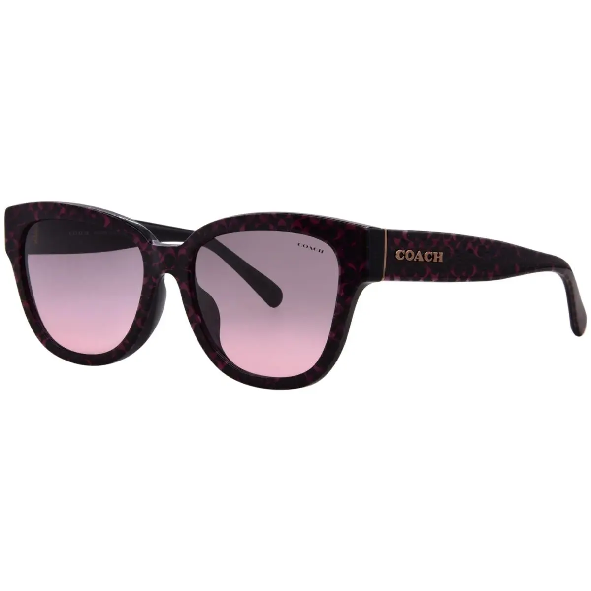 Coach CL921 HC8379F 578346 Sunglasses Women`s Ruby/grey/rose Gradient Lens 54mm