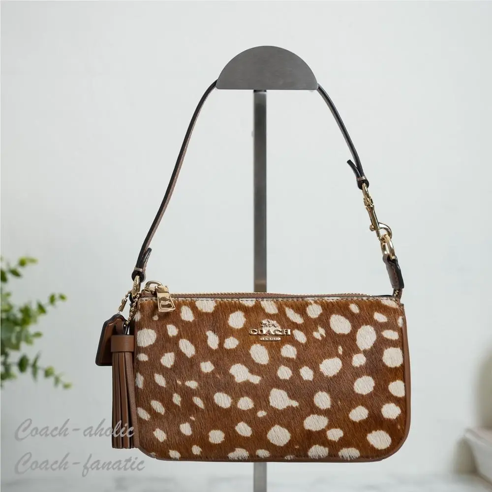 Coach CDW35 Nolita 19 with Deer Print Gold/brown Multi