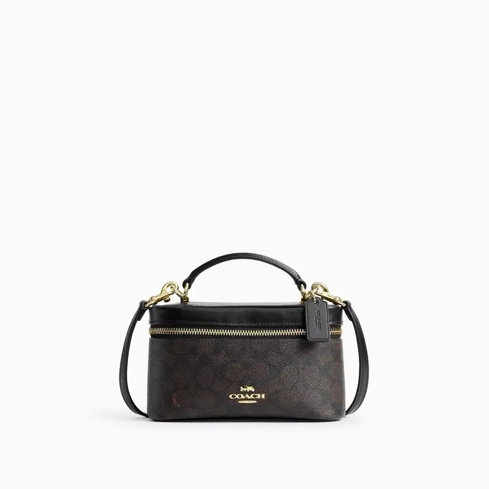 Coach Rainer Crossbody Bag 18 In Signature Canvas CEO23 Im/walnut/black
