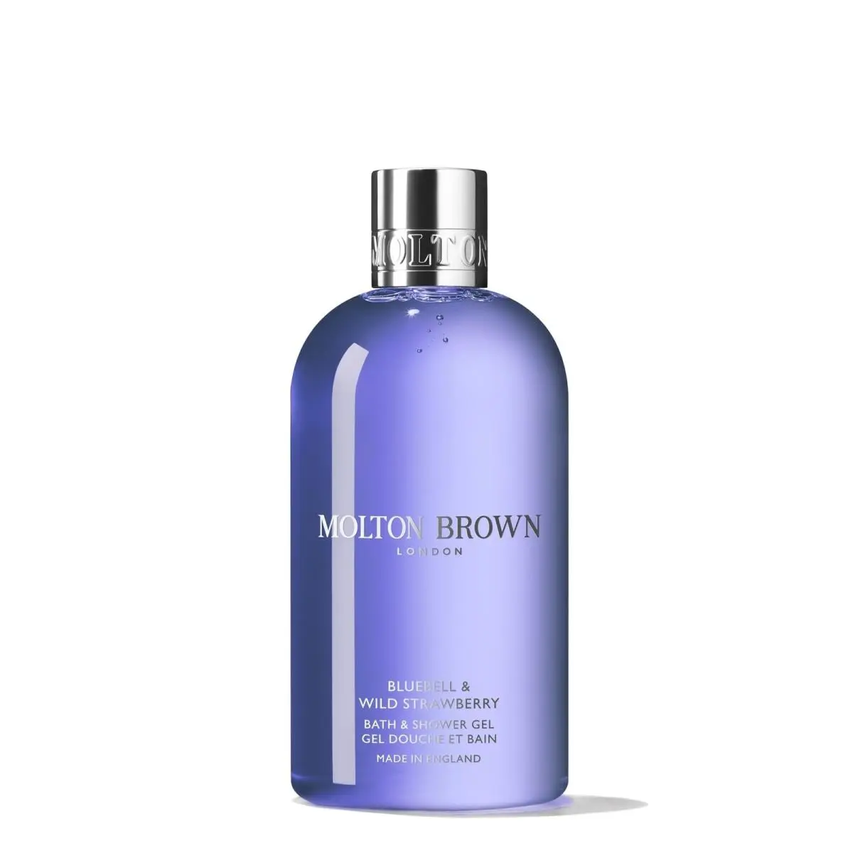 Body Wash 10 Fl. Oz. Molton Brown Bluebell Wild Strawberry - Fresh Spring