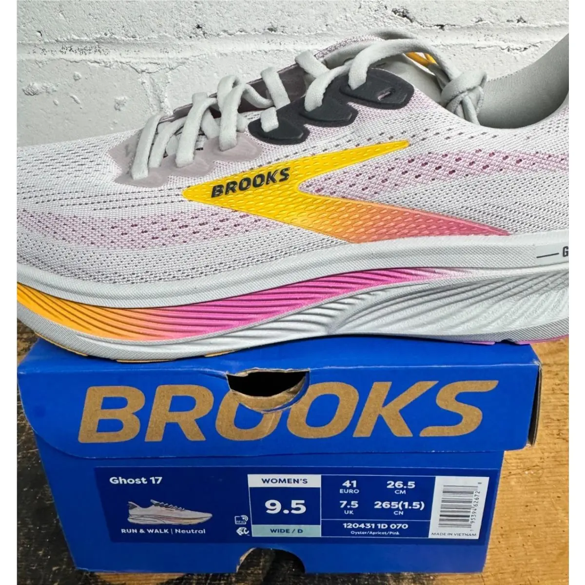 Brooks shoes - Ghost 17 - Ghost - 120431 1D 070 - White 5