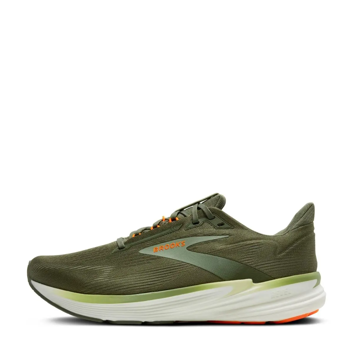 Brooks shoes - Olive/Tea/Orange 1