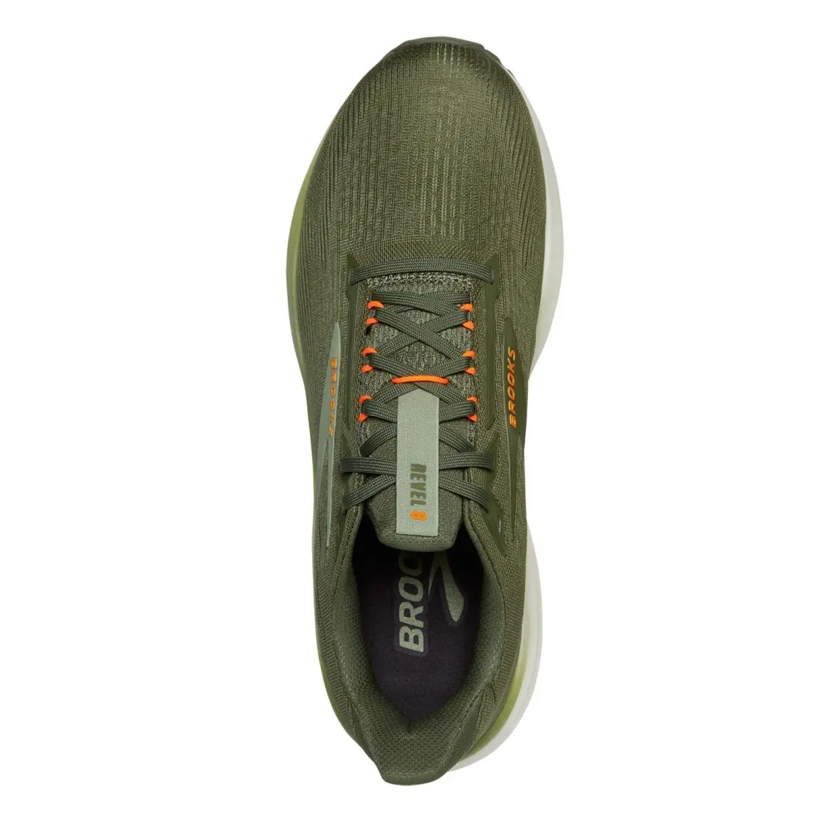 Brooks shoes - Olive/Tea/Orange 3
