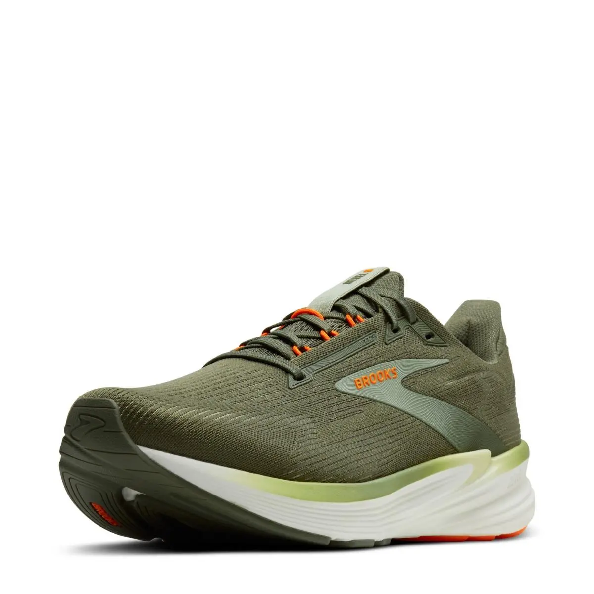 Brooks shoes - Olive/Tea/Orange 5