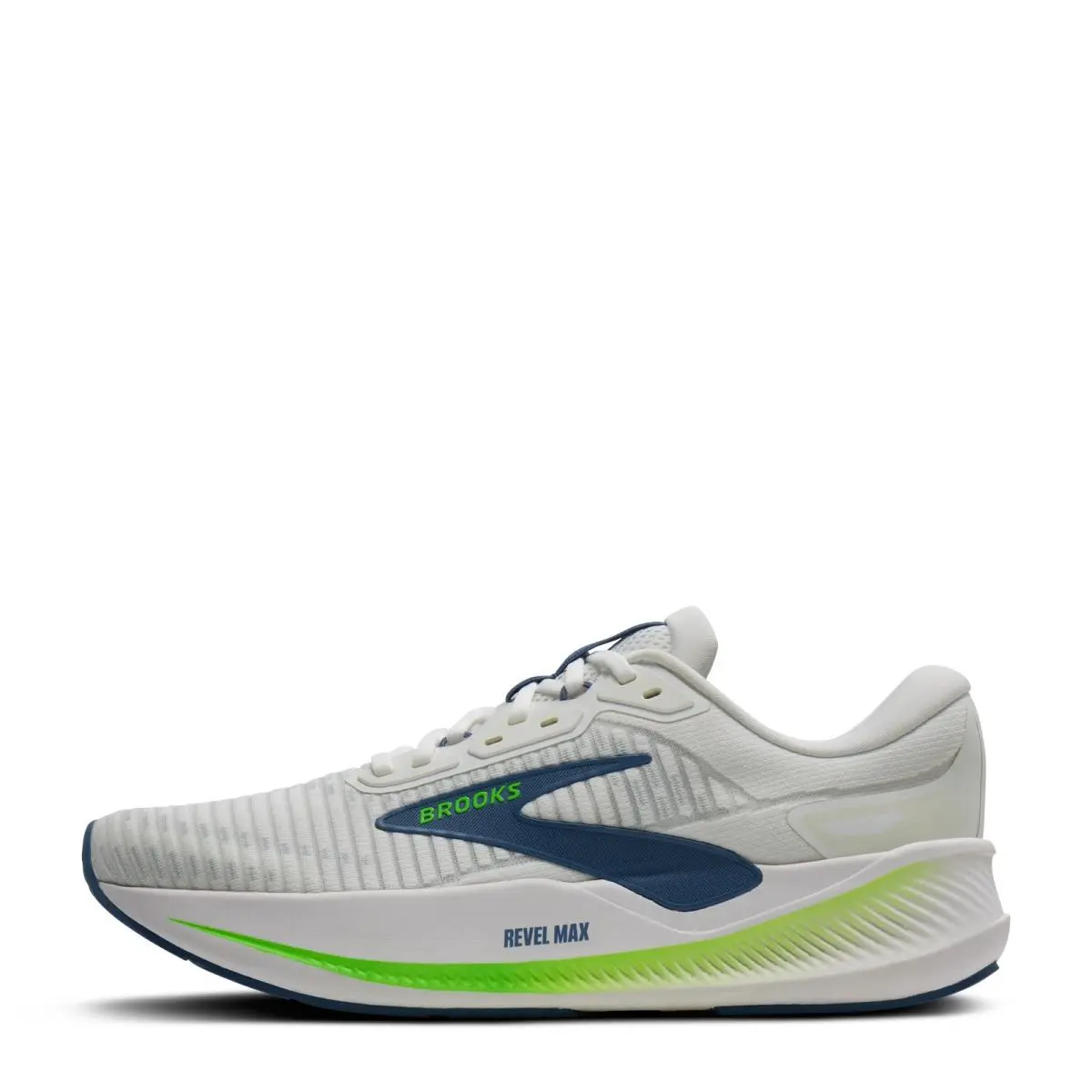 Brooks shoes - White/Moonlight/Green 7