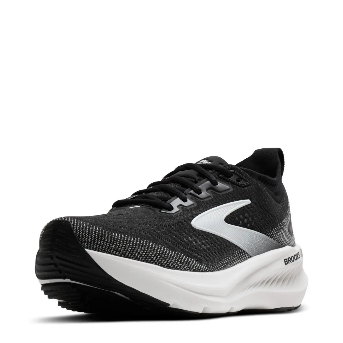 Men`s Brooks Glycerin Gts 23 Running Shoe - Wide Width 110503 2E 090 Black /gre