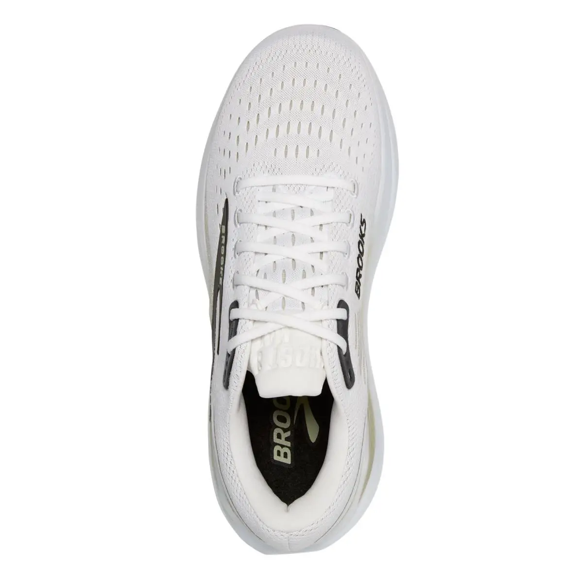 Brooks shoes - Bright White/Tea/Black 10