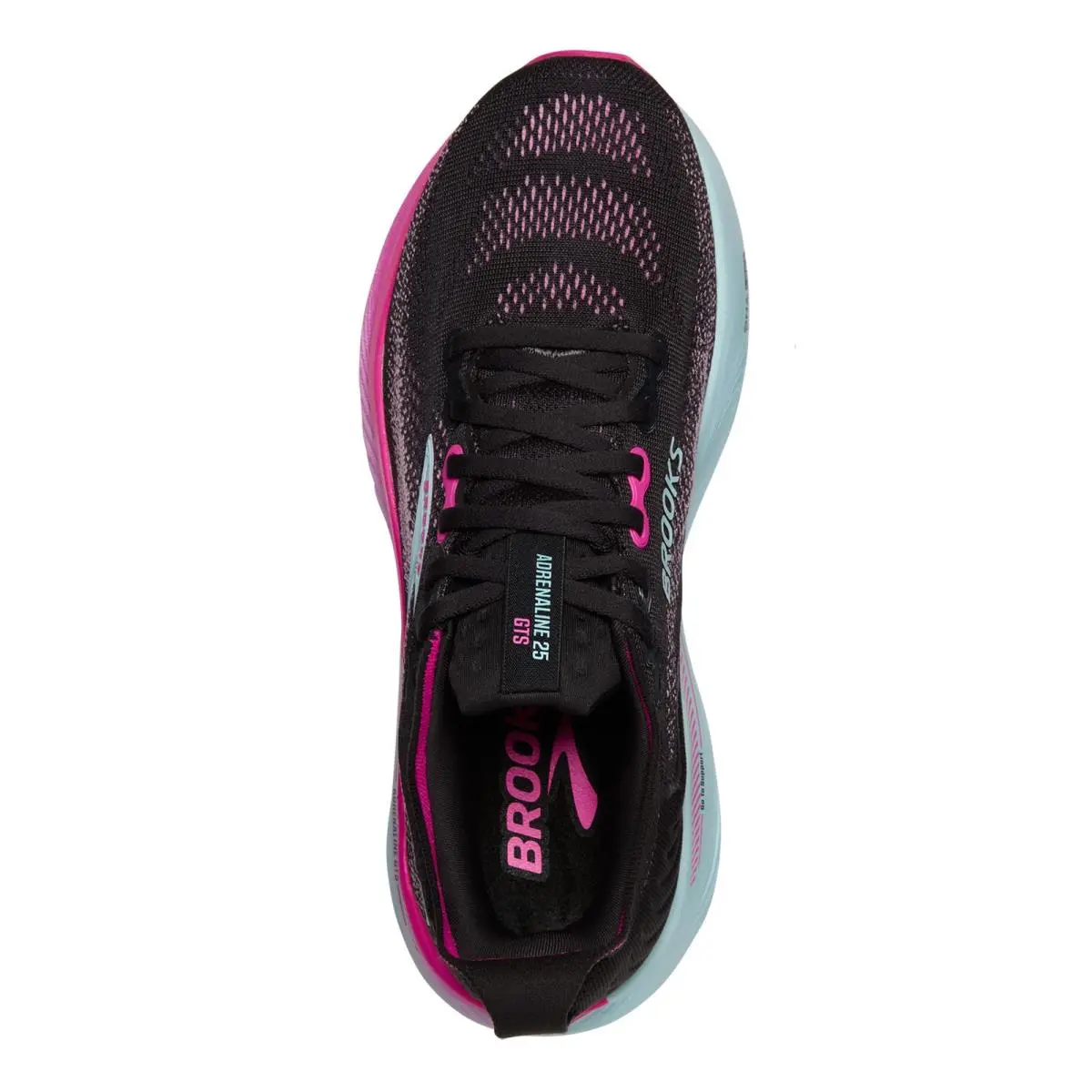 Brooks shoes - Black/Cyber Pink/Iced Aqua 3