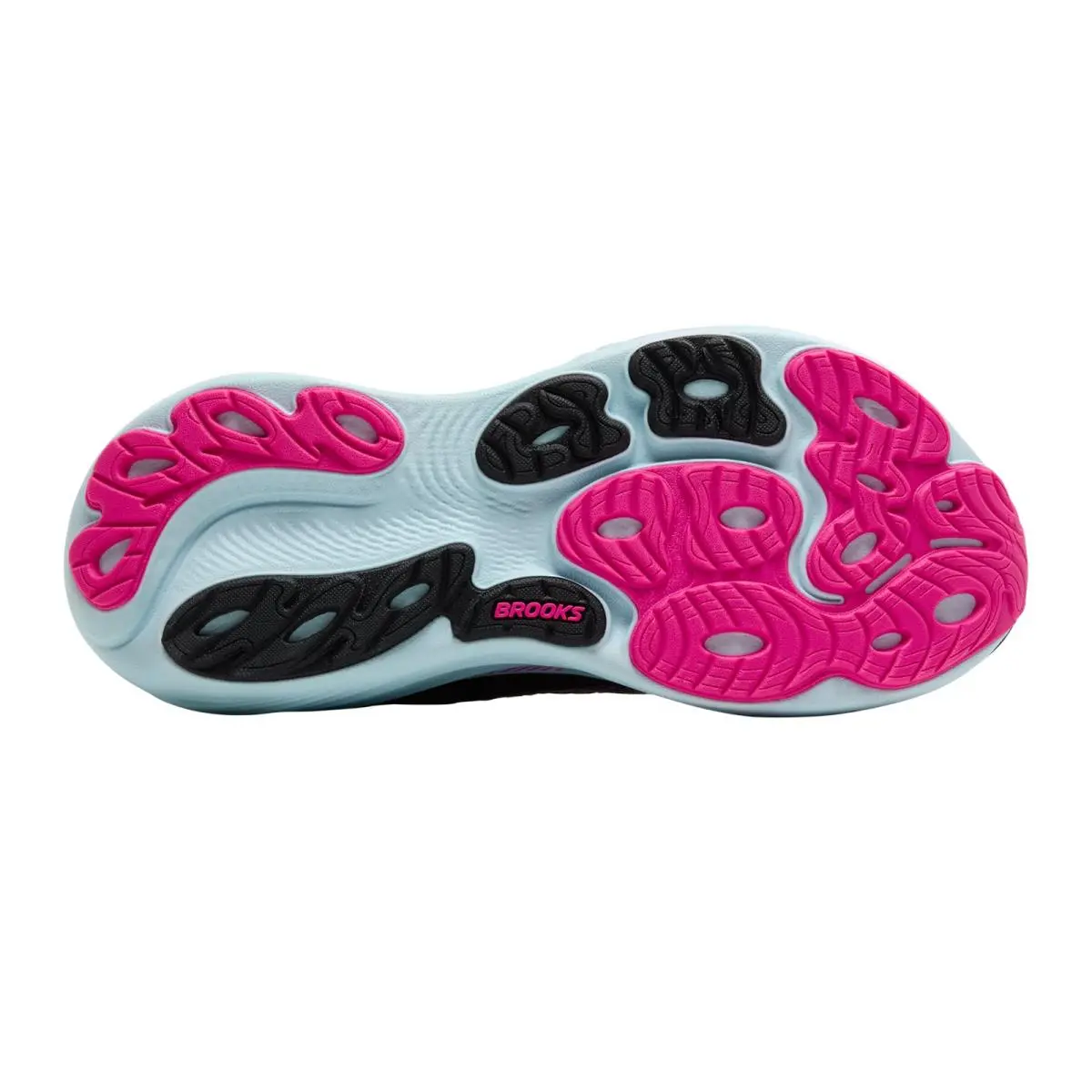 Brooks shoes - Black/Cyber Pink/Iced Aqua 11