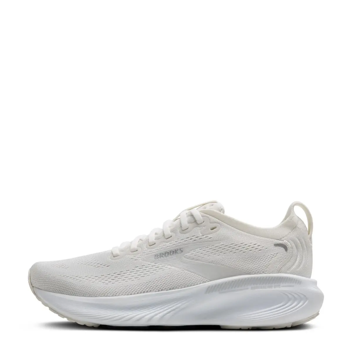 Brooks shoes - White/White/Silver 8