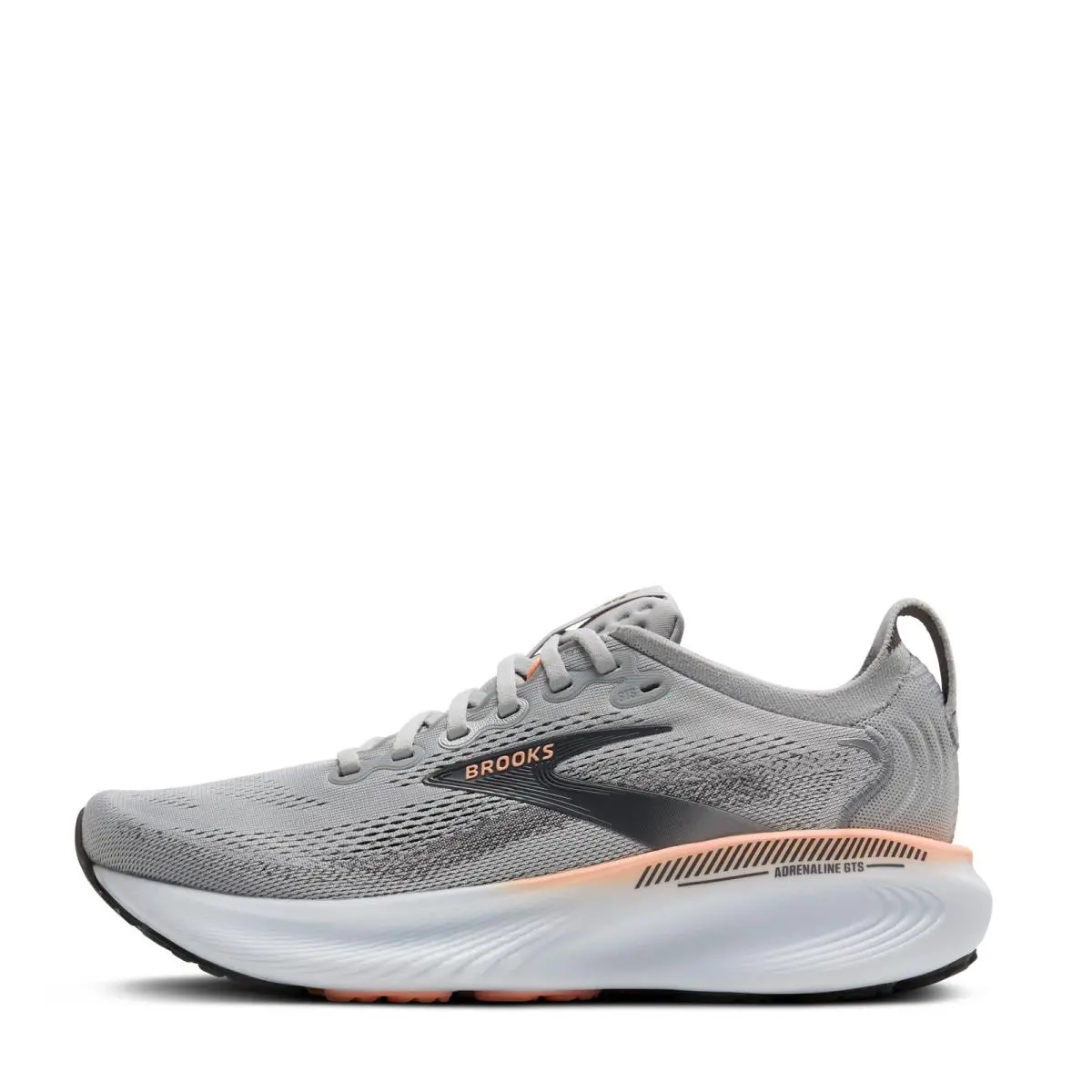 Brooks shoes - Grey/Blackened Pearl/Coral 1