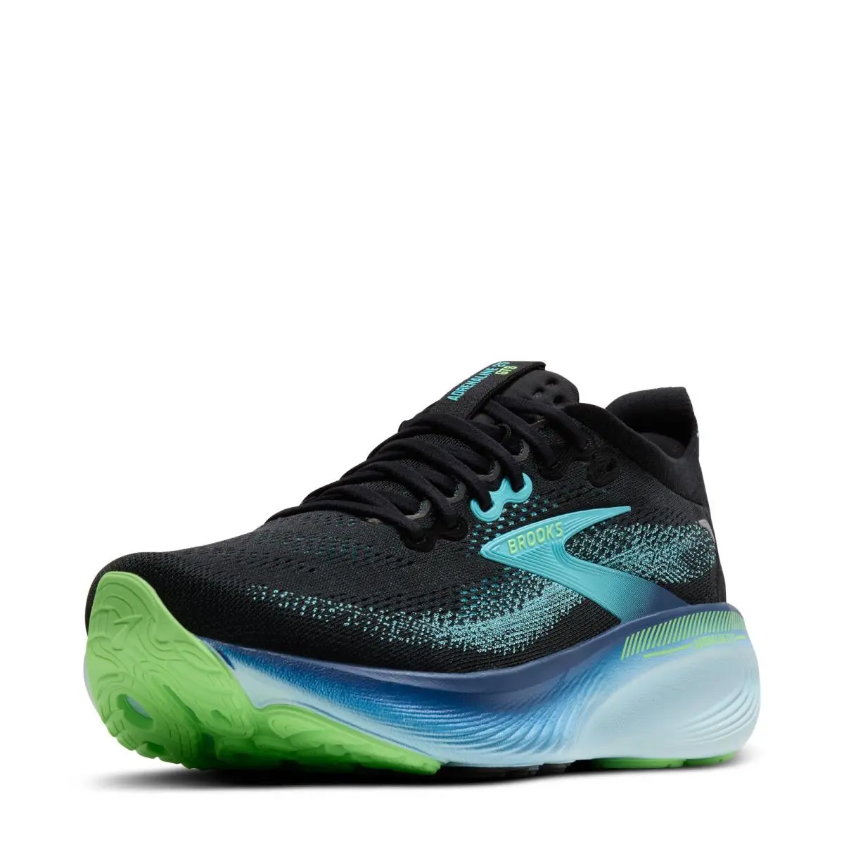 Brooks shoes - Black/Ipanema/Mint 8