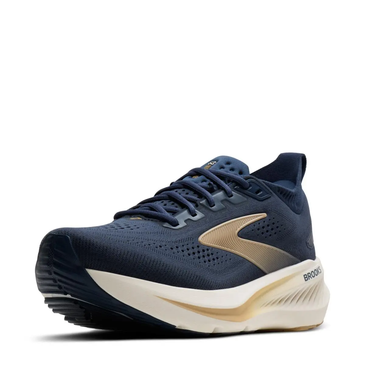 Men`s Brooks Glycerin 23 Running Shoe 110476 1D 420 Blue Spellbound Fabric-and