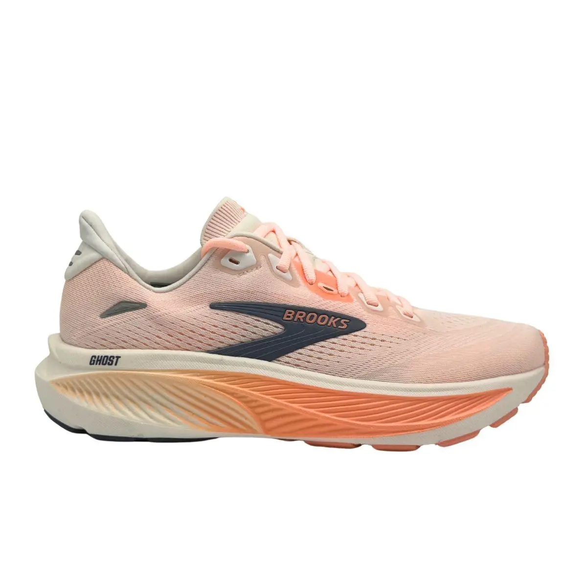 Brooks shoes - Brooks Ghost 18 - Ghost - White/Purple Hebe/Green 9