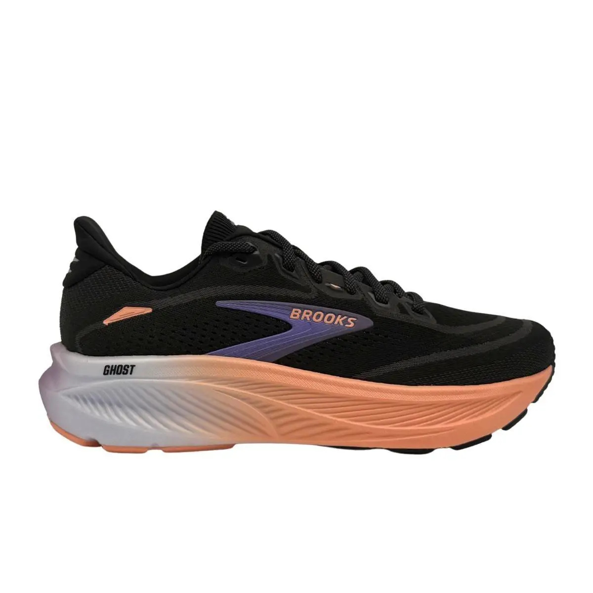 Brooks shoes - Brooks Ghost 18 - Ghost - White/Purple Hebe/Green 17