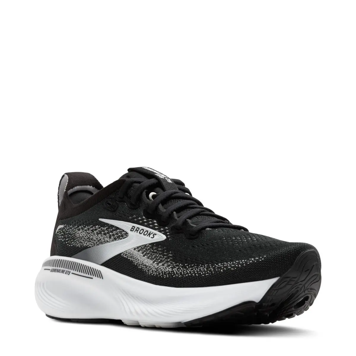 Men`s Brooks Adrenaline Gts 25 Running Shoe 110454 1D 090 Black/grey/white Fabr