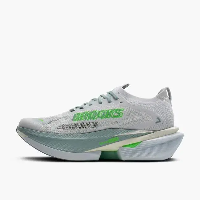 Brooks shoes - Brooks Hyperion Max 3 - Hyperion Max - White/Gray Mist/Green 3