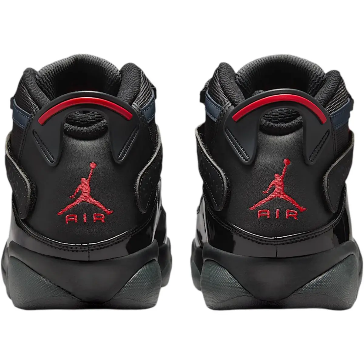 Nike shoes - Nike Air Jordan 6 Rings - 322992-026 - Black/Anthracite/Fire Red 7