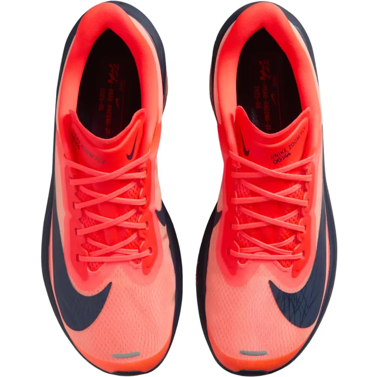 Nike shoes - Nike Zoom Fly 6 - Zoom Fly - Bright Crimson/Obsidian/Light Bone/Obsidian 2
