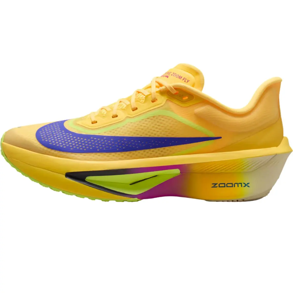 Nike shoes - Nike Zoom Fly 6 - Zoom Fly - Bright Crimson/Obsidian/Light Bone/Obsidian 40