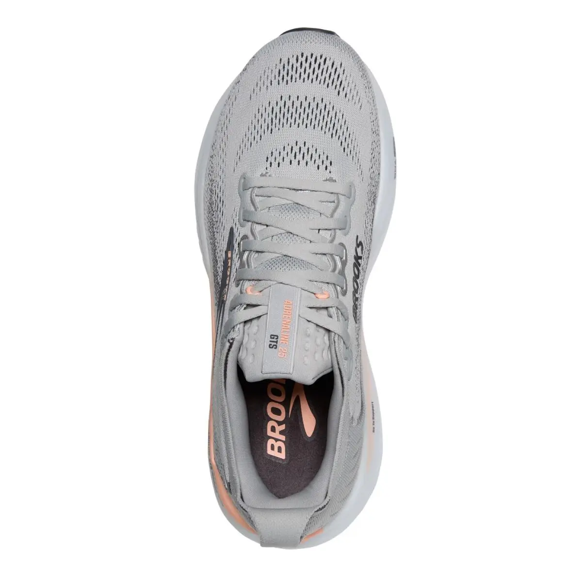 Brooks shoes - Grey/Blackened Pearl/Coral (UPC: 195394665840) 3
