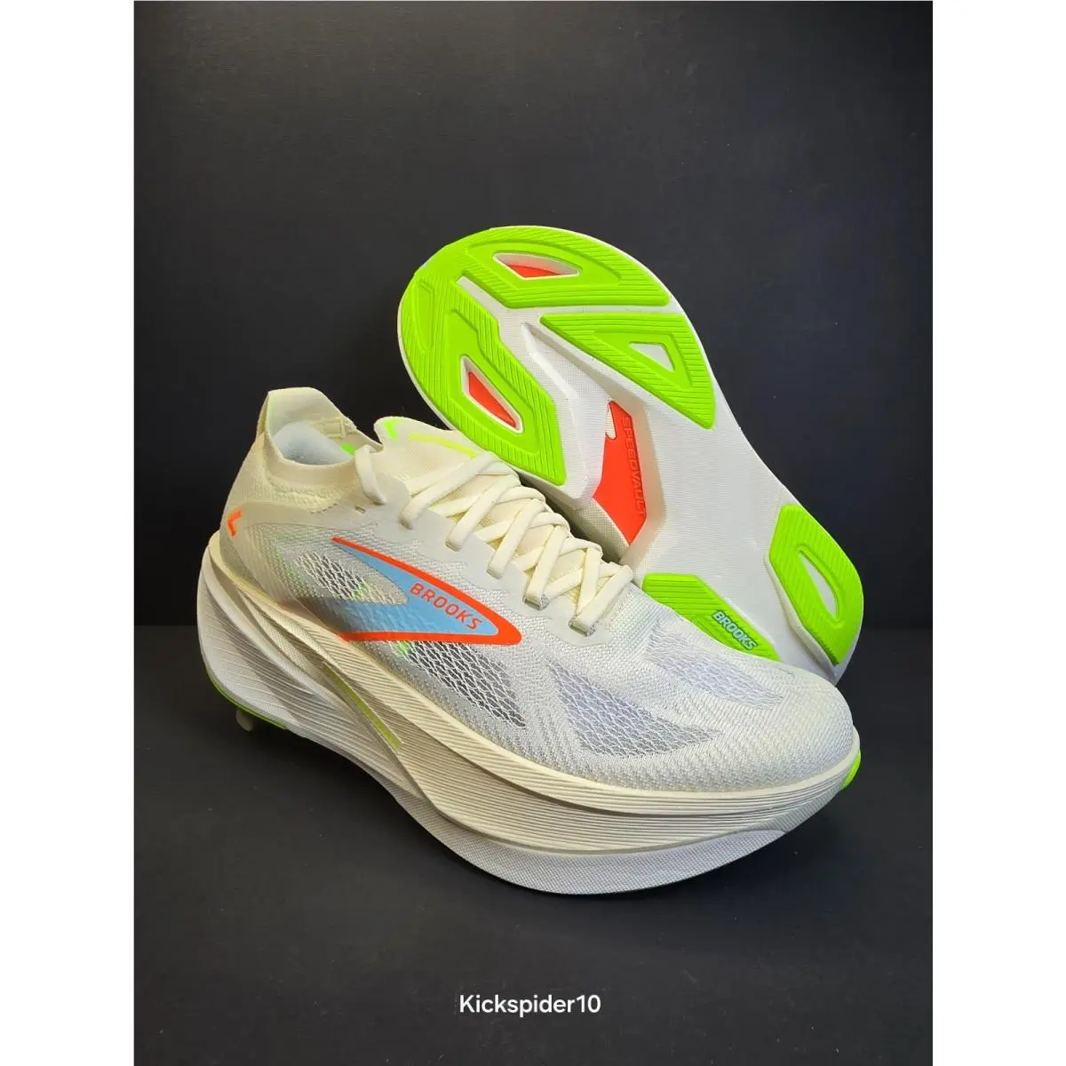 Brooks shoes - Brooks Hyperion Max 3 - Hyperion Max - 120455-1B-182 - Coconut/Green Gecko/Pink Clay 0