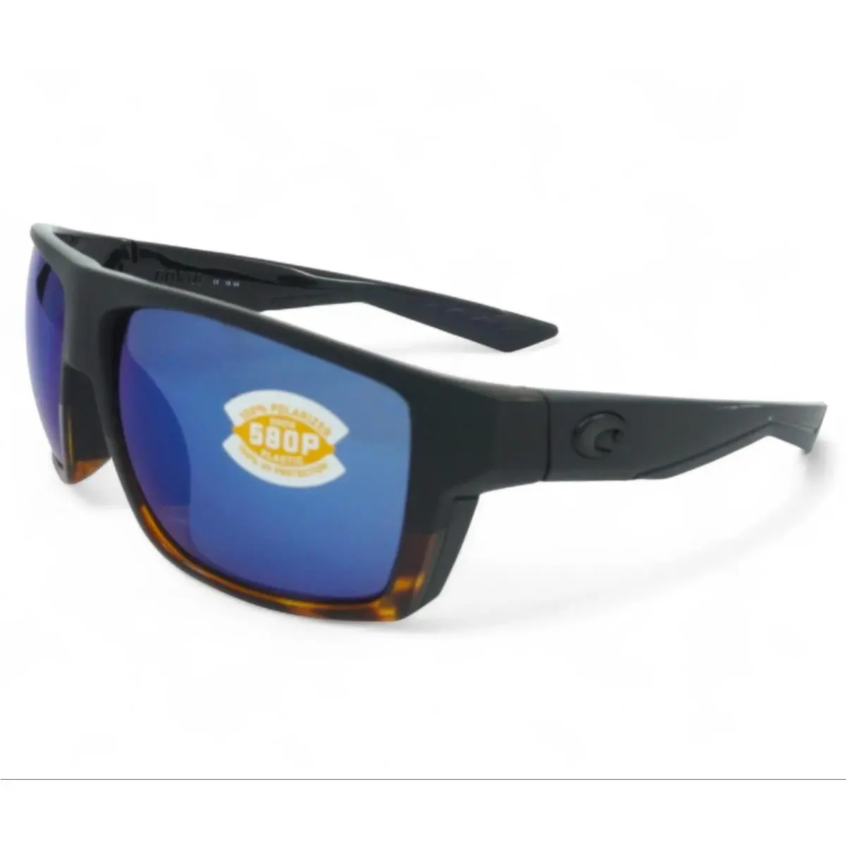 Mens Costa Bloke Polarized Sunglasses - Frame: Black