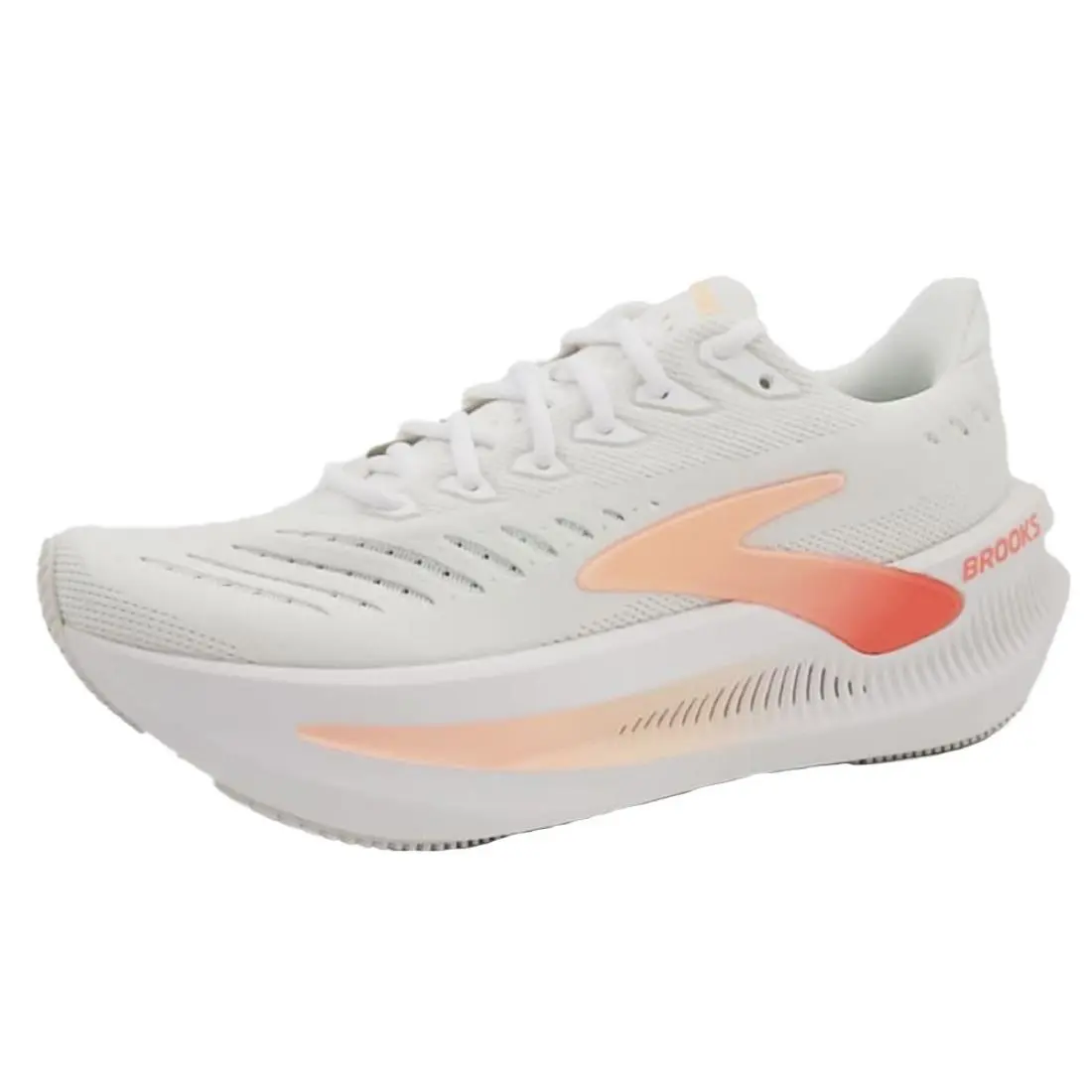 Brooks shoes - White/Coral/Peach, Main: White (UPC: 195394781083) 0