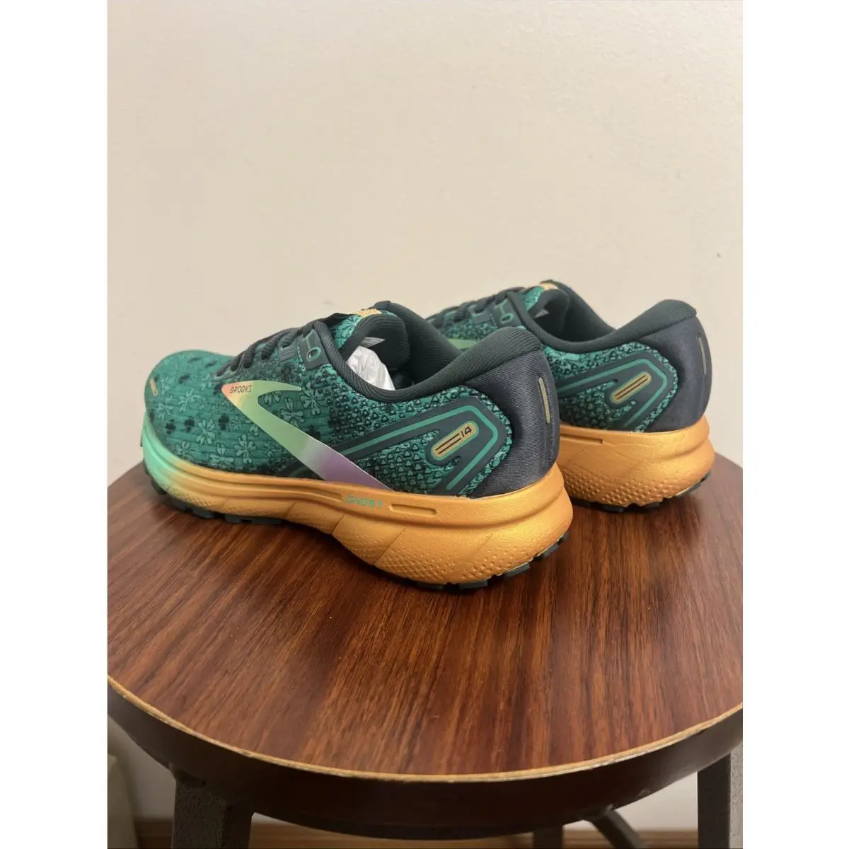 Brooks shoes - Brooks Ghost 14 - Ghost - 1203561B354 - Green, Manufacturer: Peacoat/Yucca/Navy 9