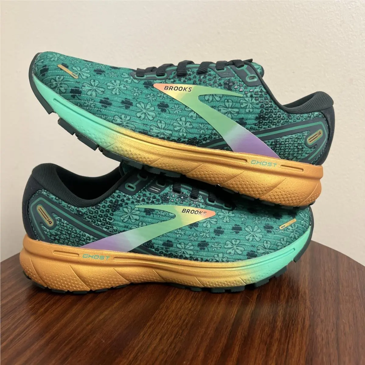 Brooks shoes - Brooks Ghost 14 - Ghost - 1203561B354 - Green, Manufacturer: Peacoat/Yucca/Navy 0