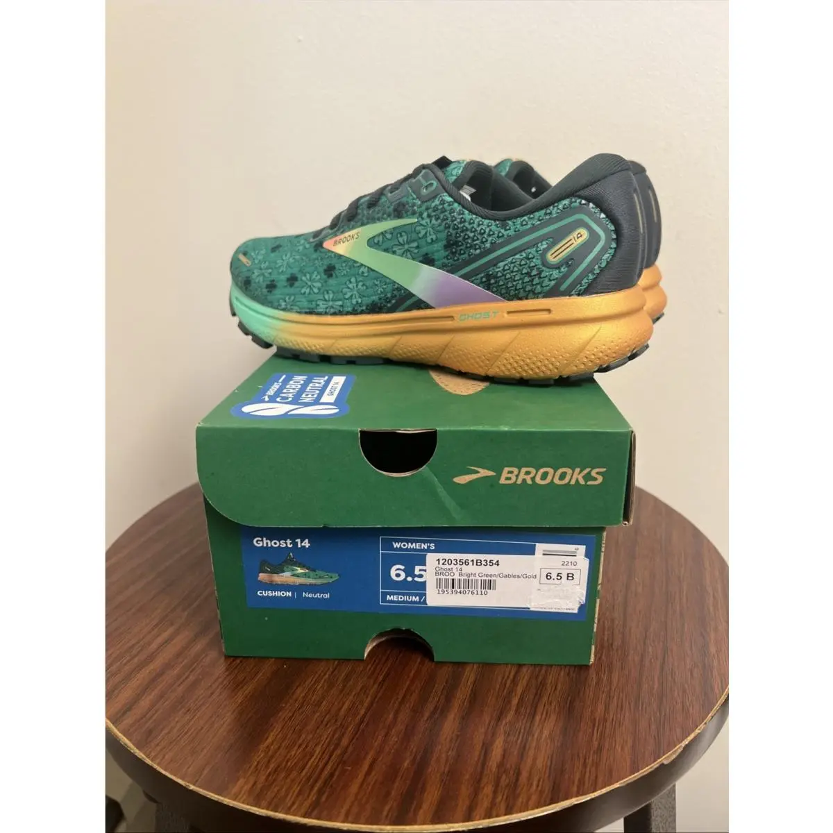 Brooks shoes - Brooks Ghost 14 - Ghost - 1203561B354 - Green, Manufacturer: Peacoat/Yucca/Navy 5