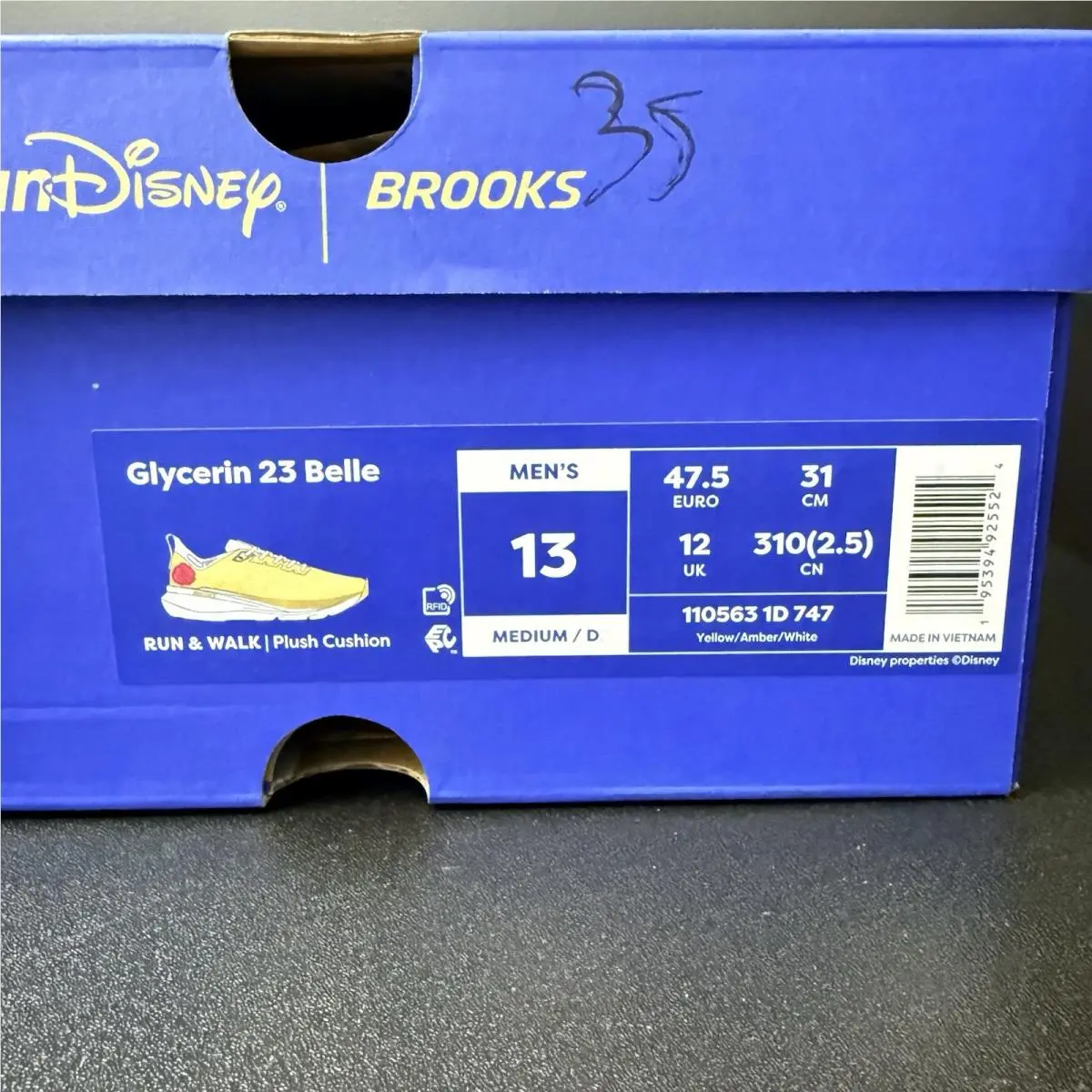 Brooks shoes - Brooks Glycerin - Glycerin - 110563 1D 747 - Yellow 15